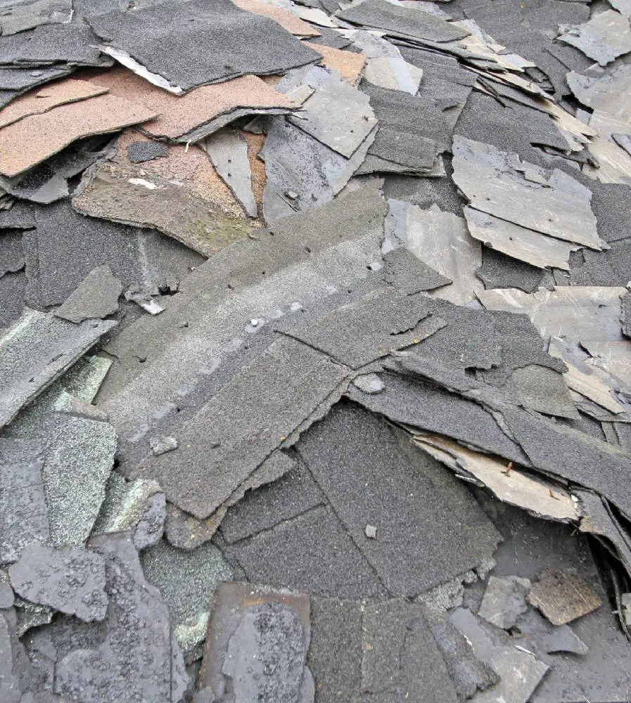 Shingle Debris Pile