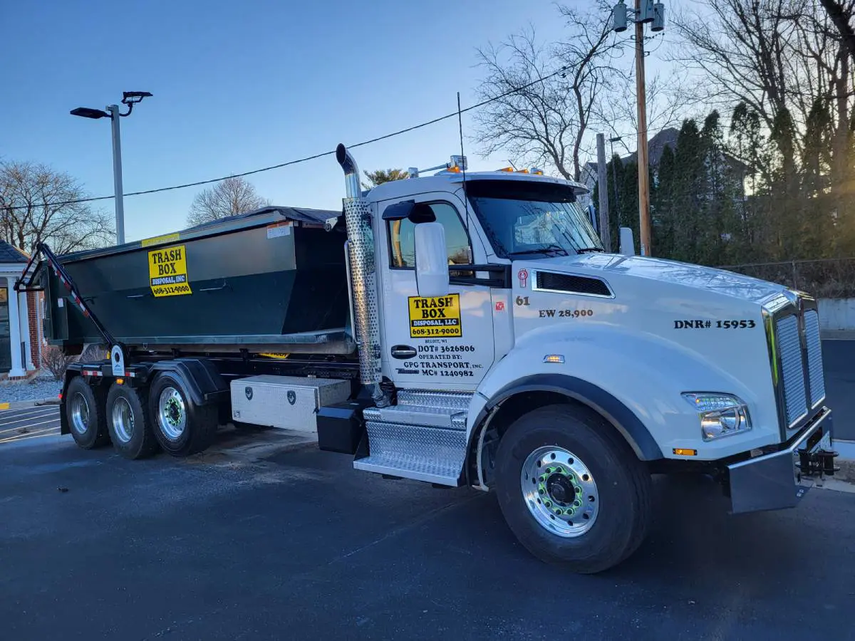 Trash Box Disposal Truck